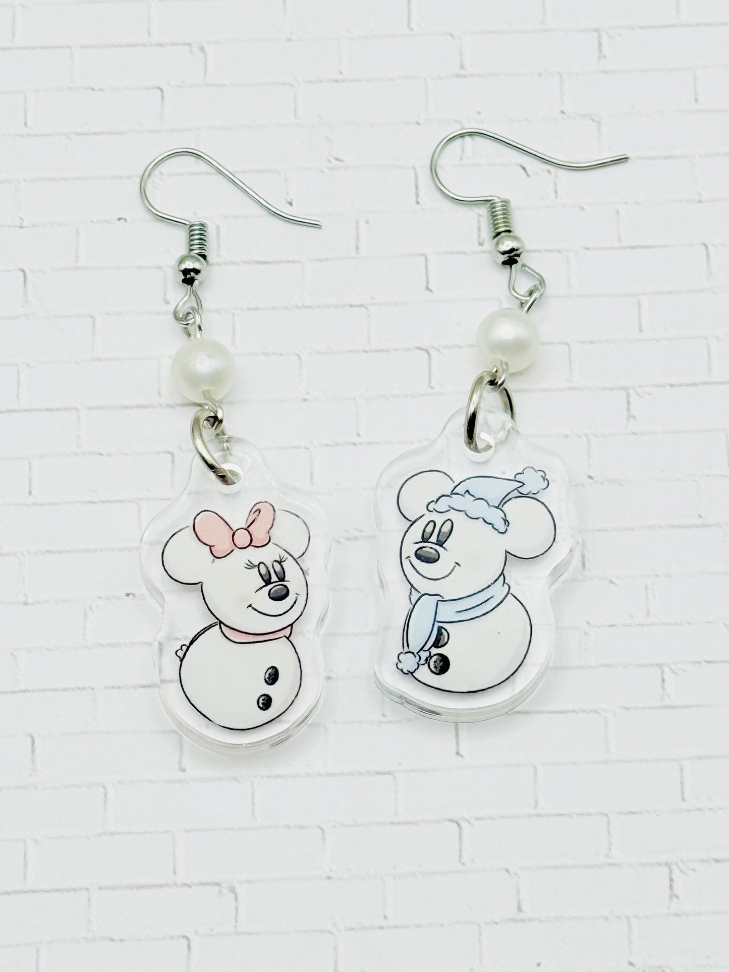 Snow Mouse Earrings