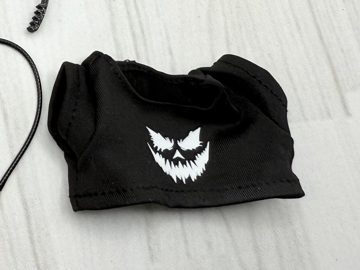 Glow-in-the-Dark Faces Halloween Outfit