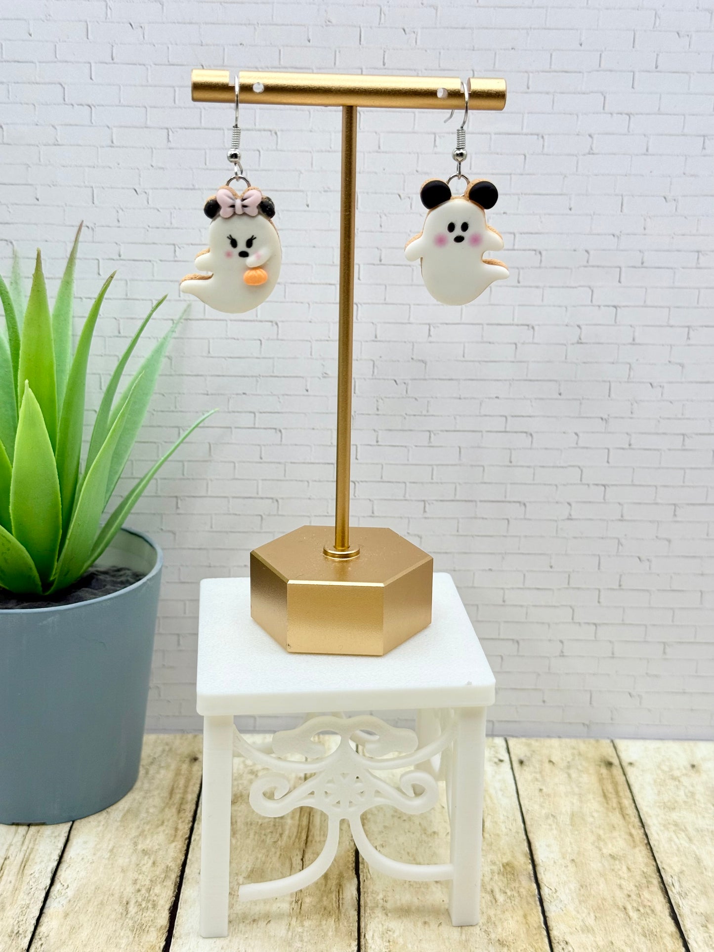 Haunted Mouse Ghost Earrings