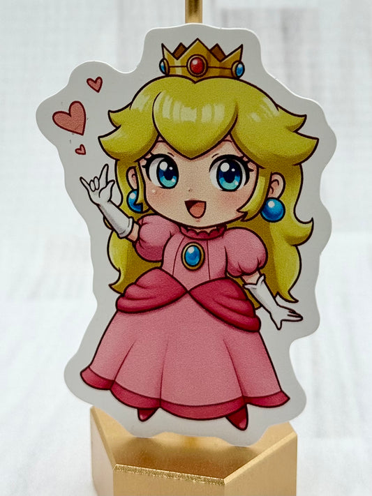 Royal Peach ILY Sticker