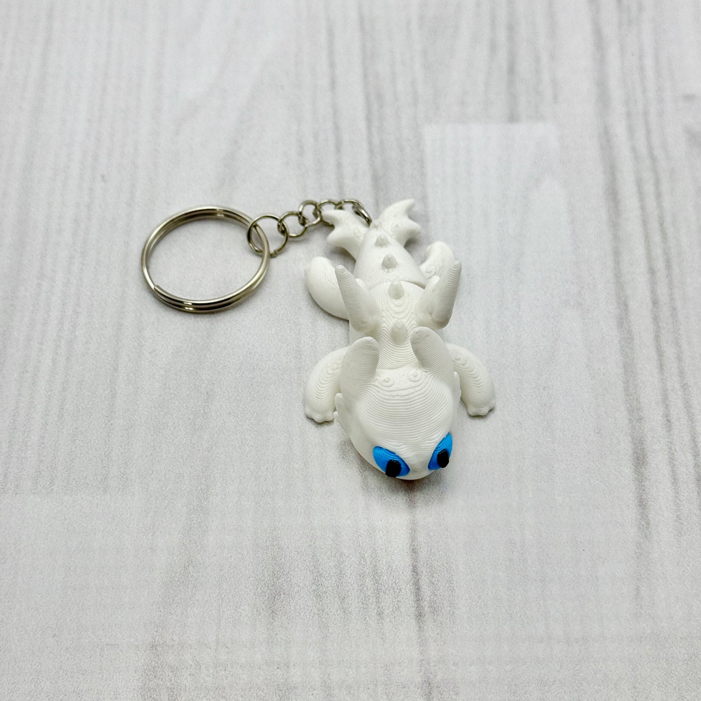 Night & Light Dragon Family Keychains