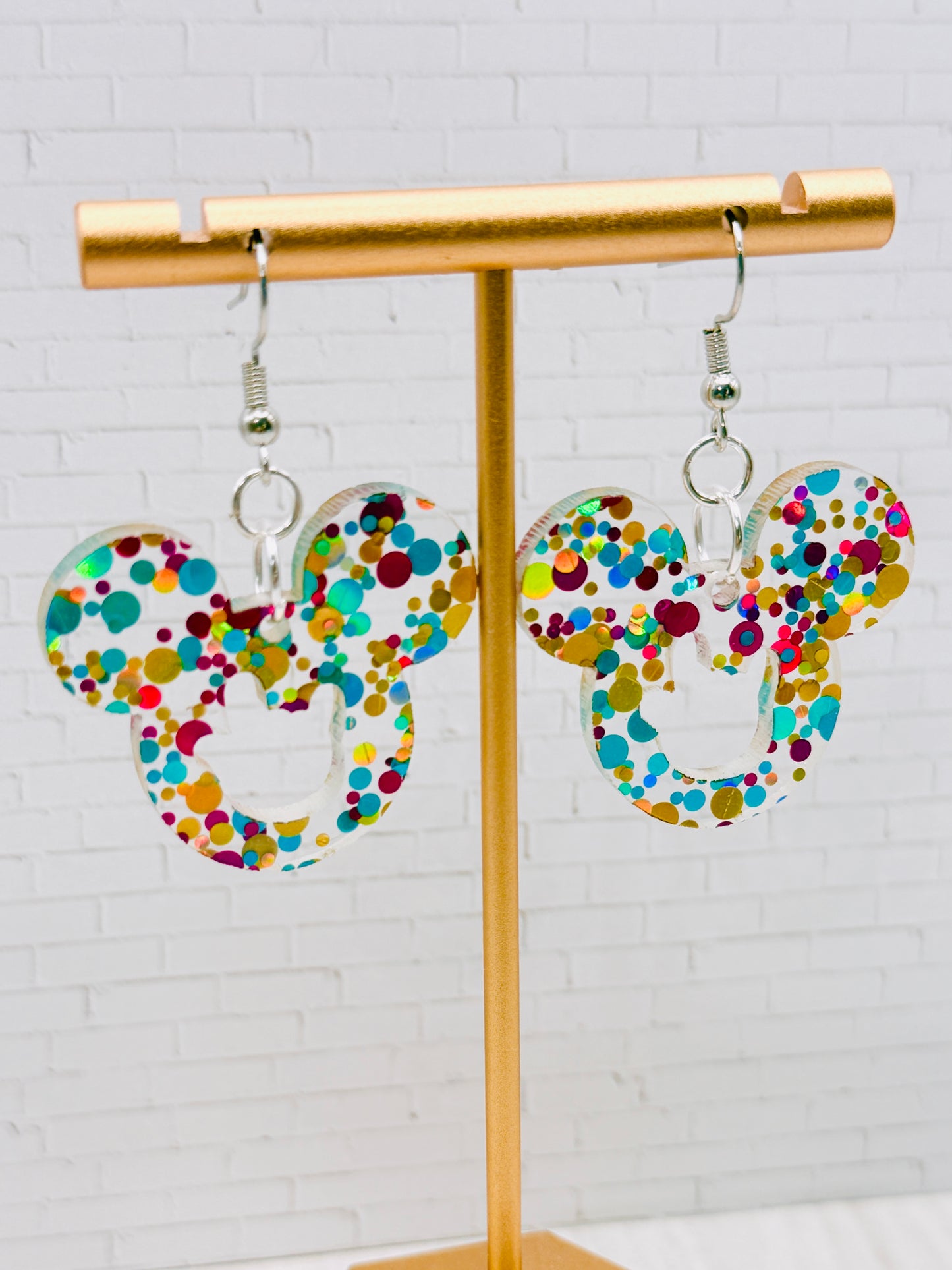 Confetti Hidden ILY Earrings