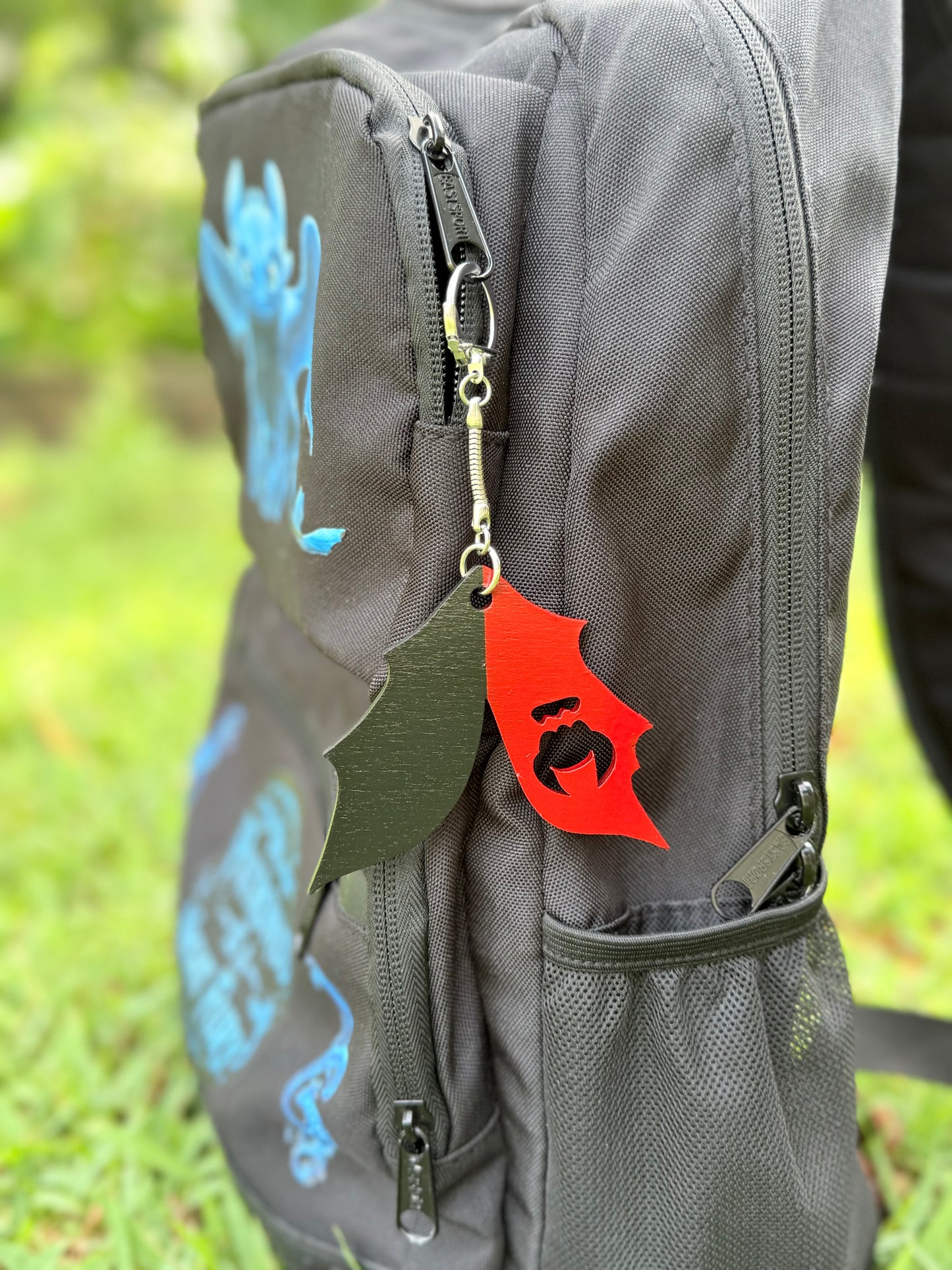 Dragon Rider Tail Keychain