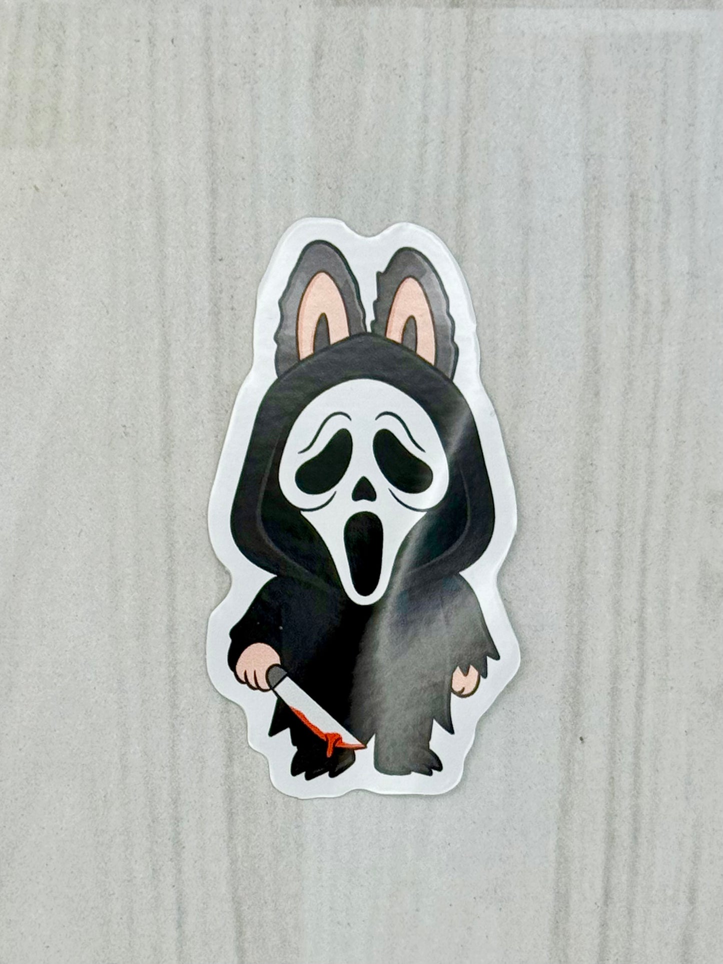 Labu Monster Spooky Stickers
