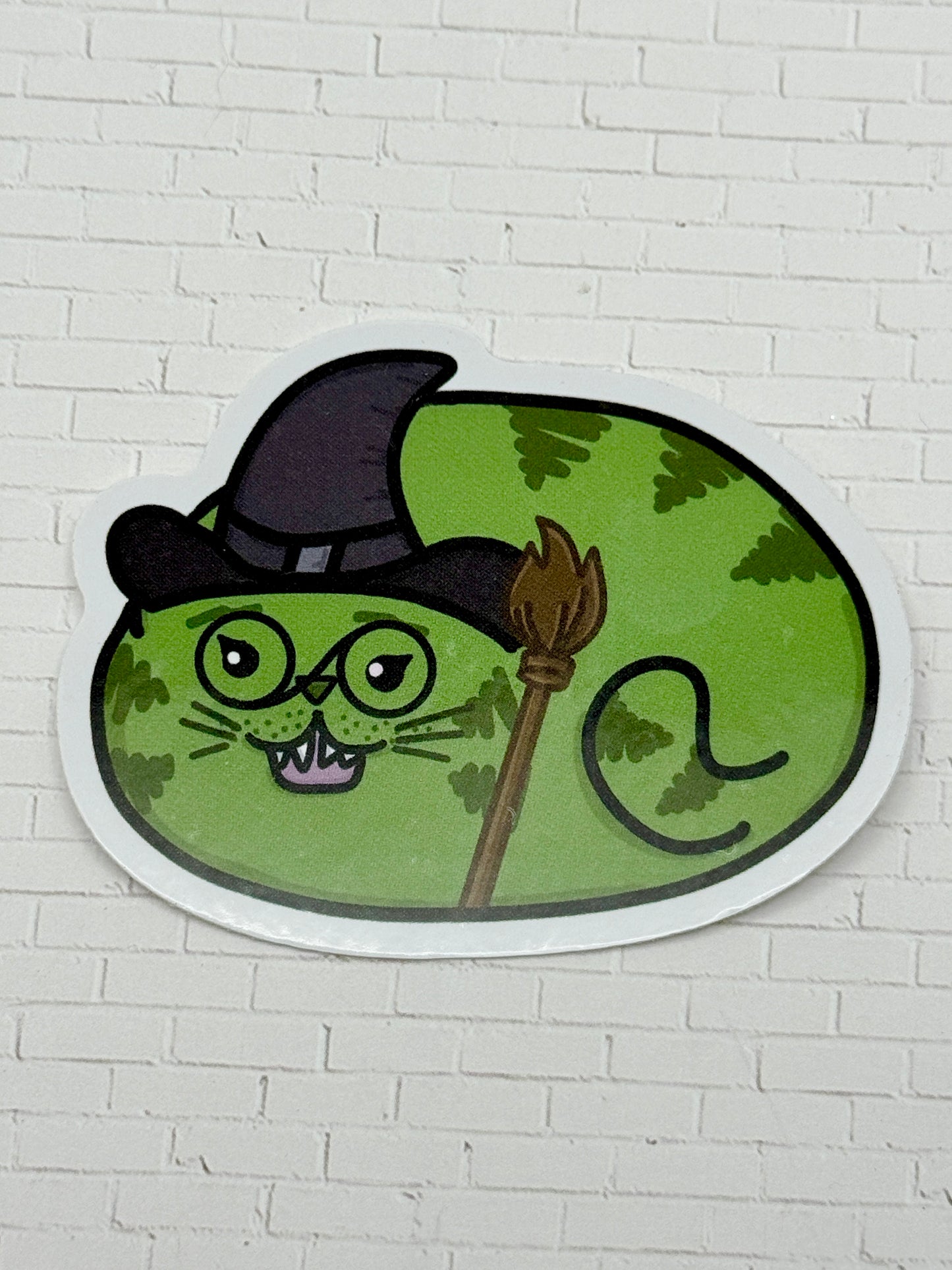 Witch Loaf Cat Sticker