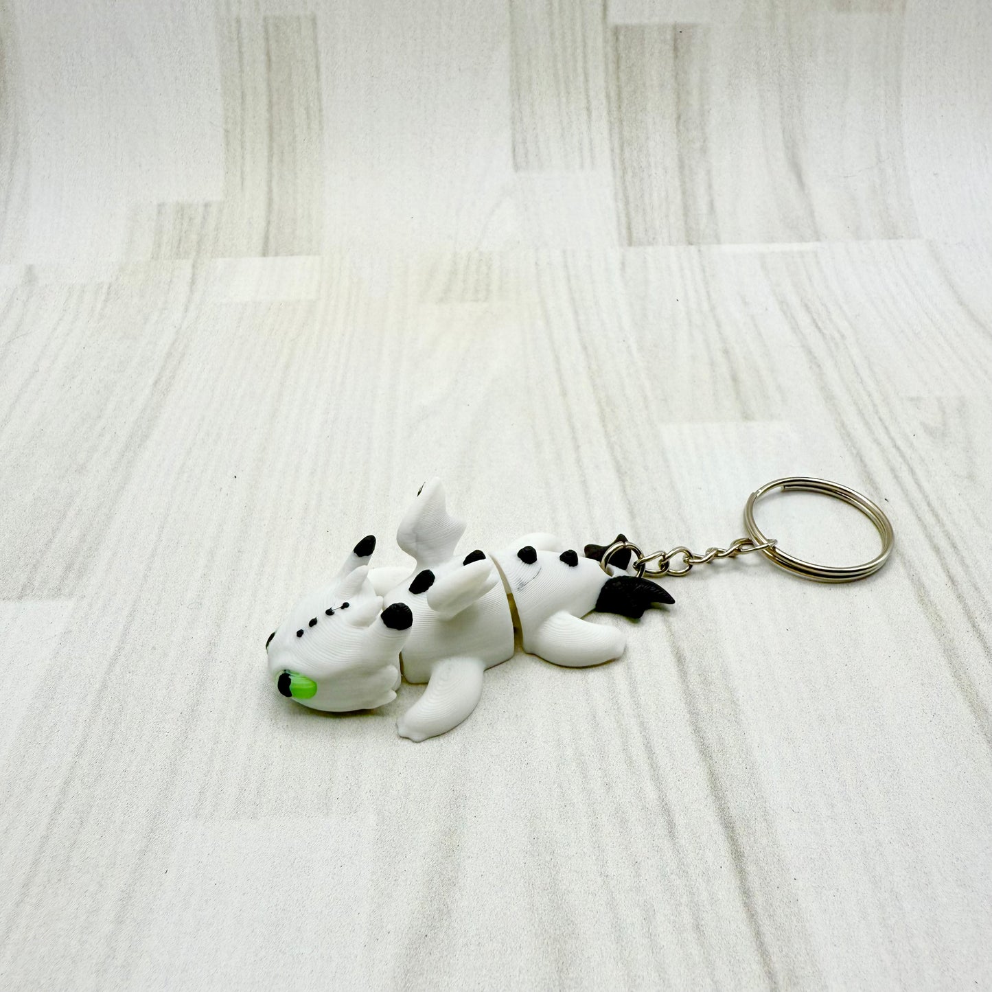Night & Light Dragon Family Keychains