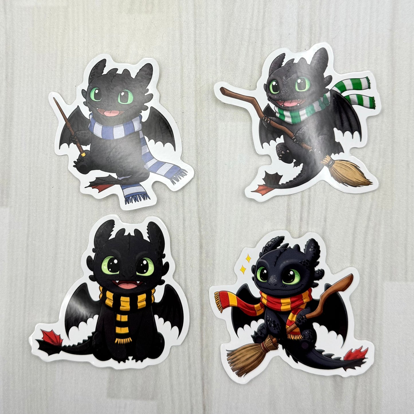 Night Dragon Wizard Class Stickers