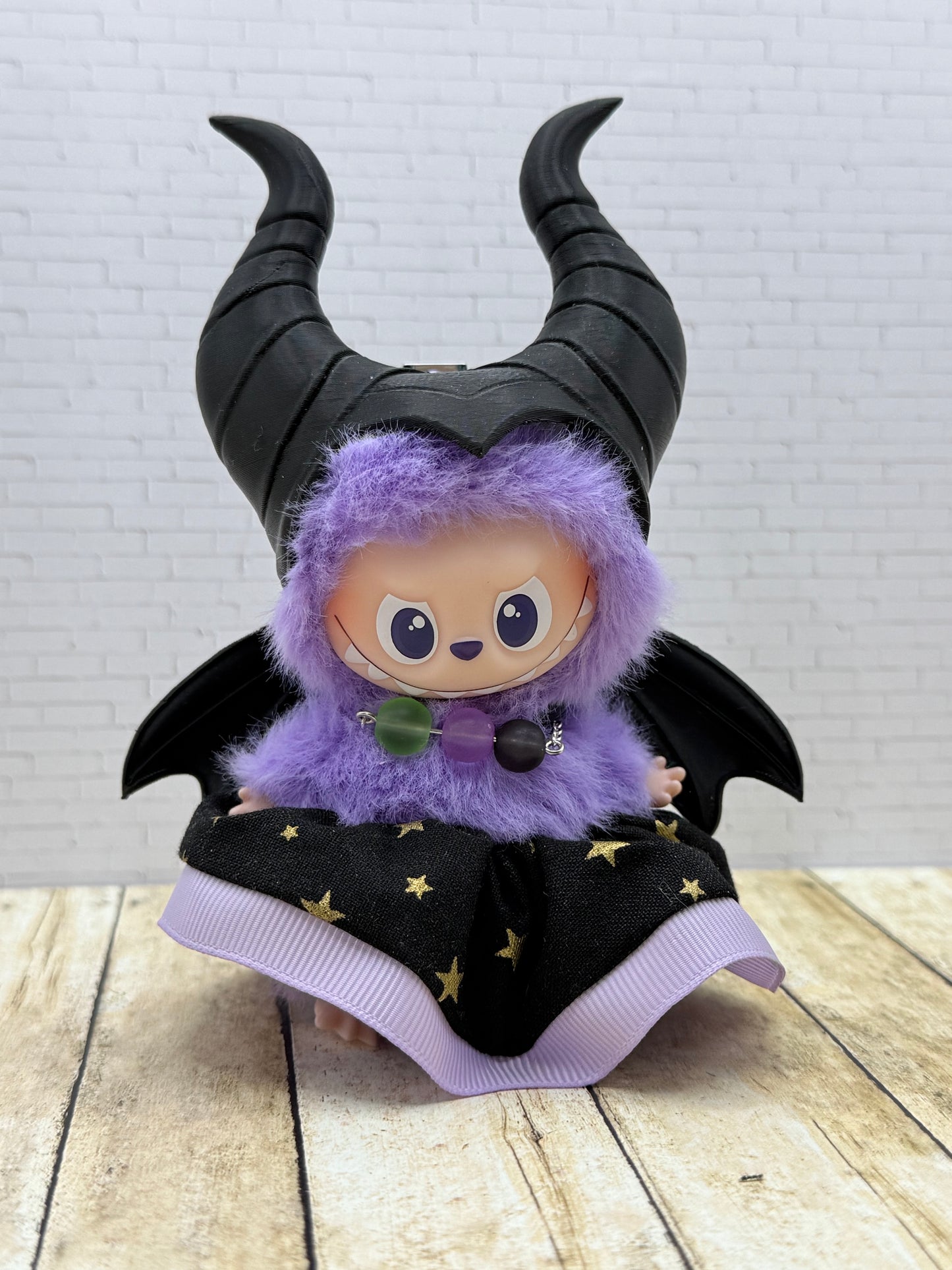 Plush Villain Horned Hat