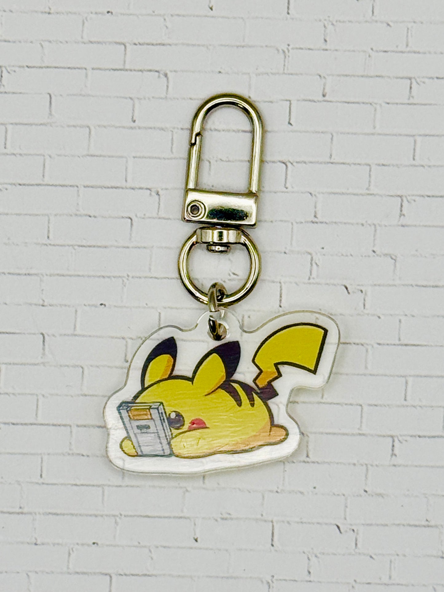 Retro Gamer Pika Bag Charm