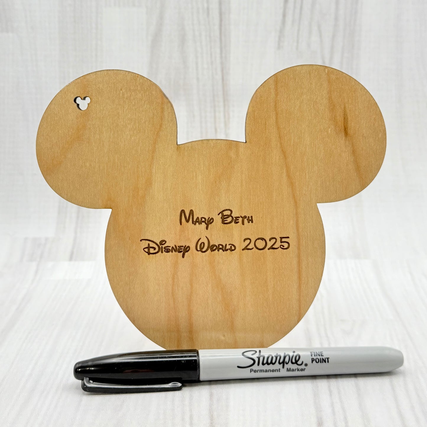 Personalized Mouse Ear Autograph Sign