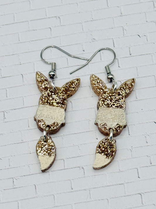 Eevee Acrylic Dangle Earrings
