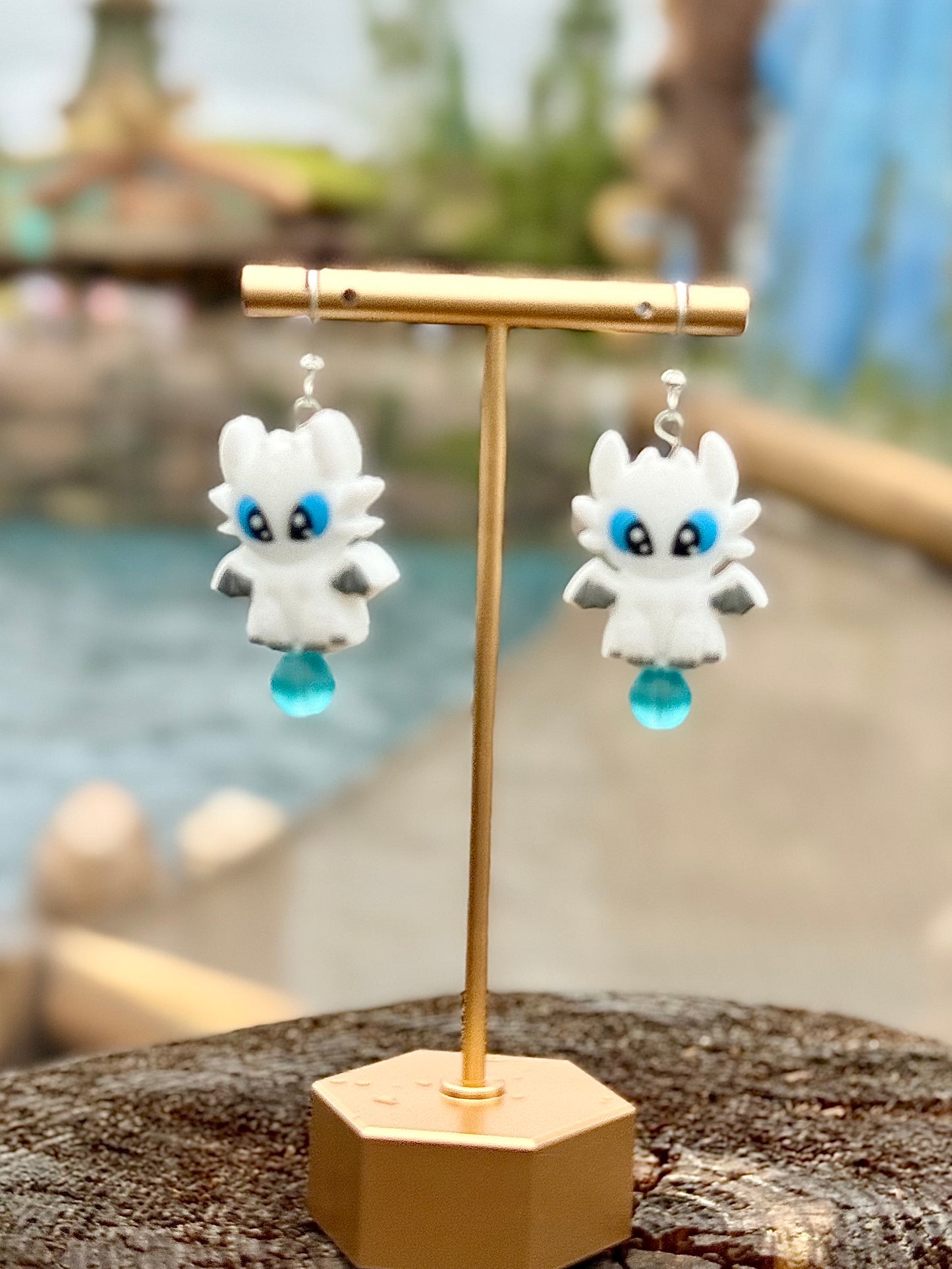 Night & Light Soul Dragon Earrings