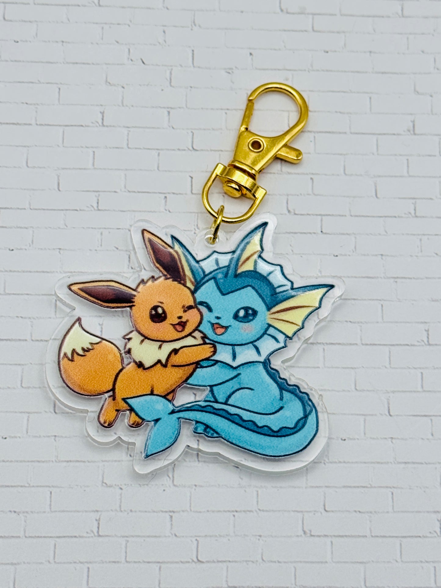 Eevee & Vaporeon Bag Charm