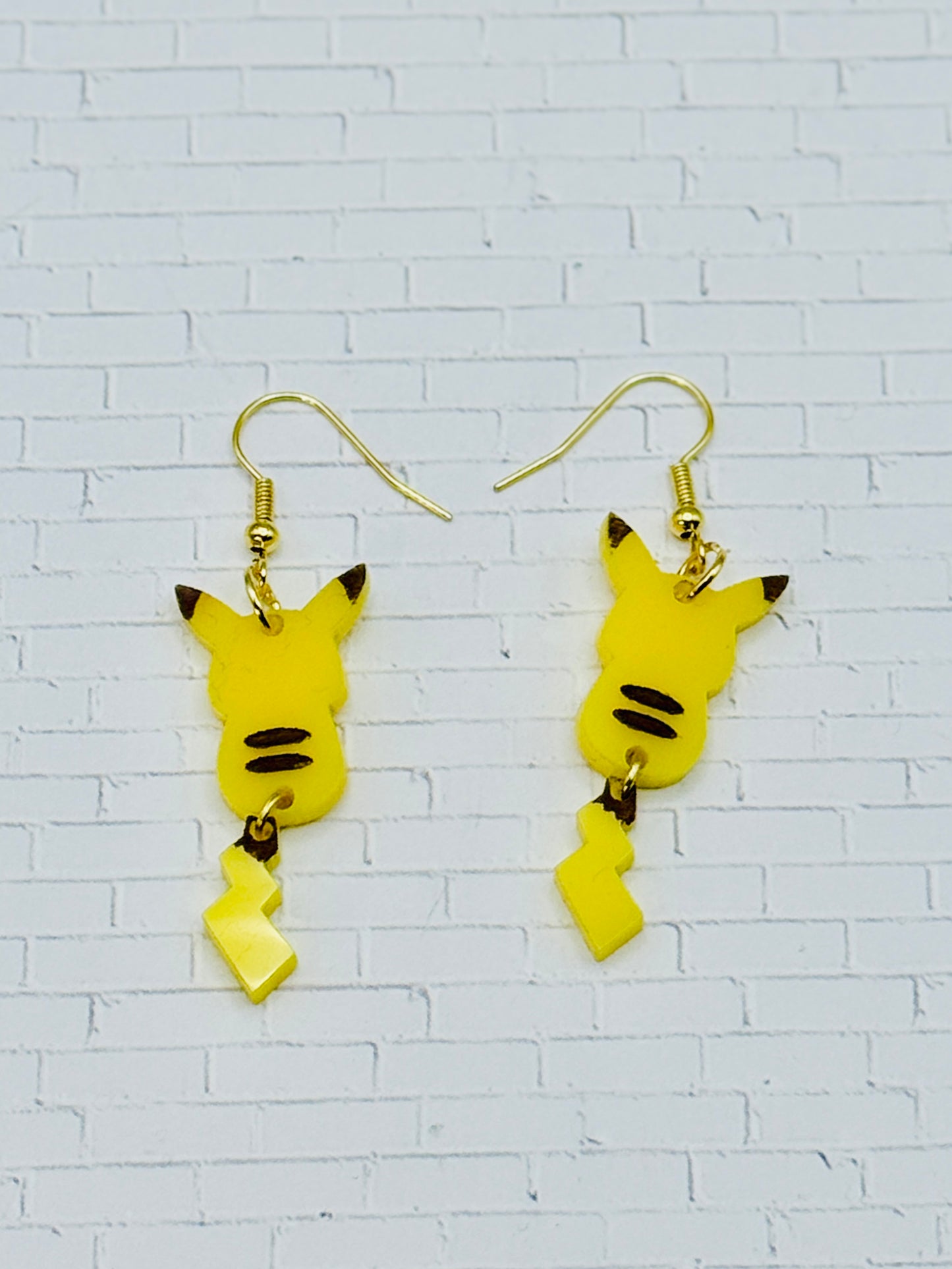 Pikachu Acrylic Dangle Earrings