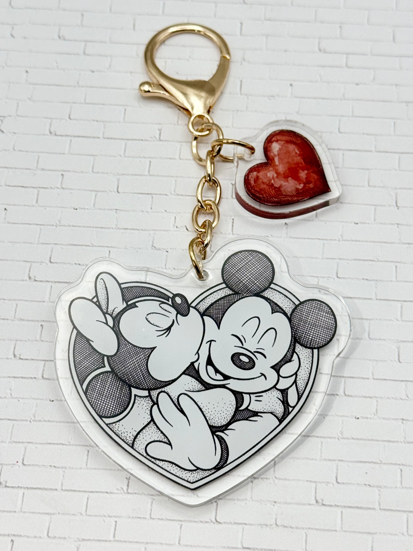 Vintage Sweethearts Keychain