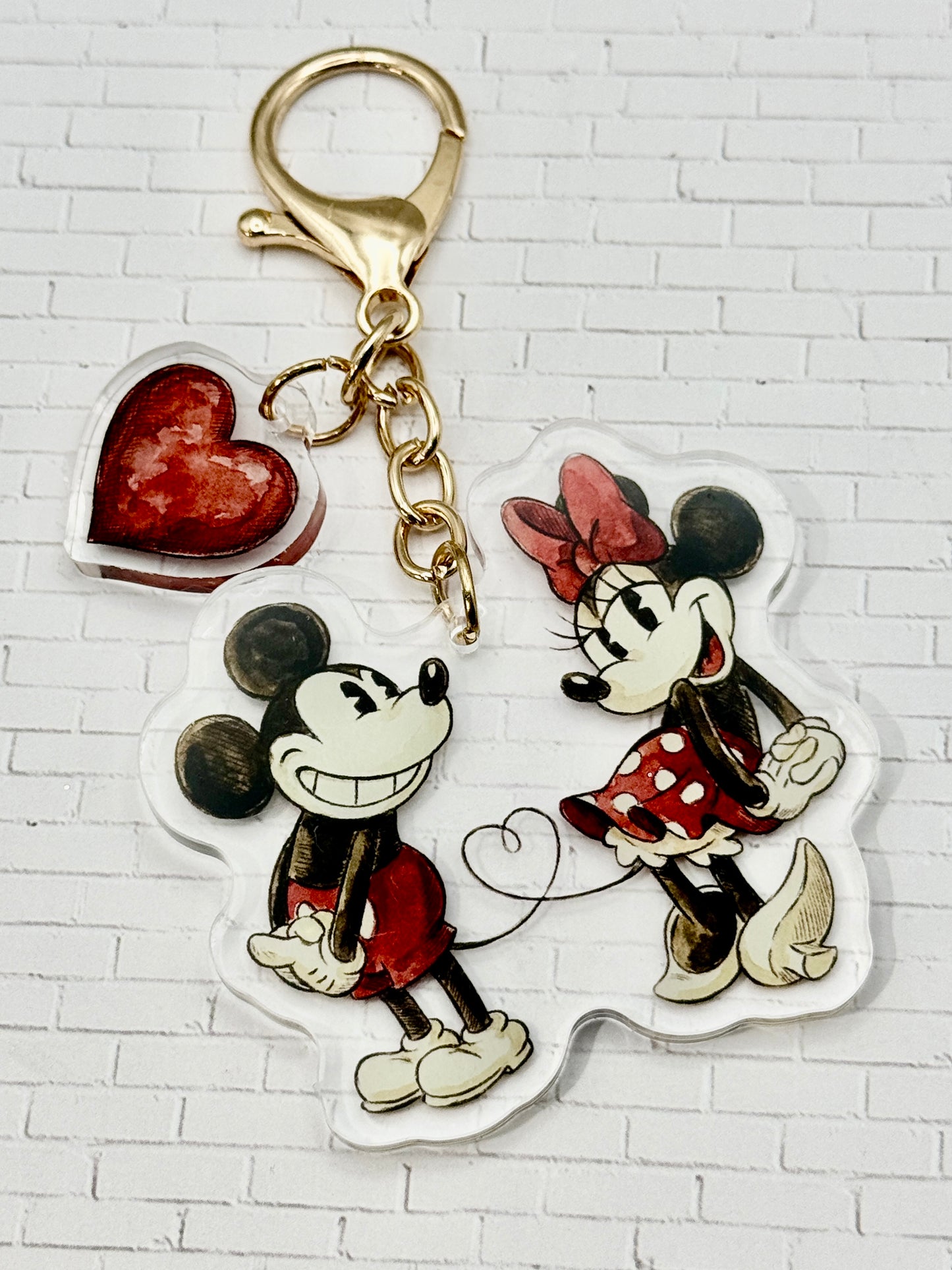 Classic Sweetheart Duo Keychain