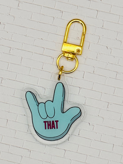ILY Slang Bag Charms