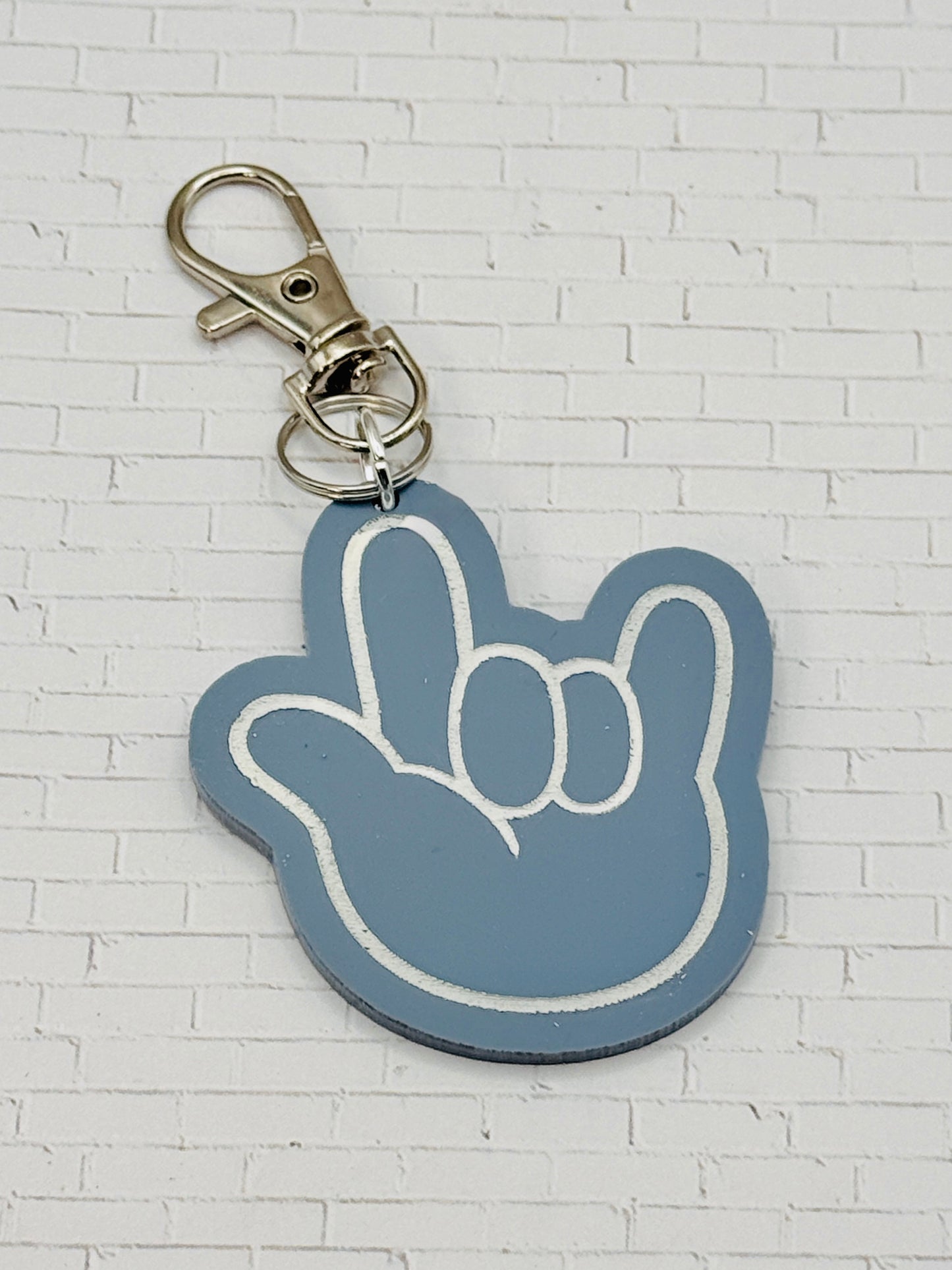 ILY Engraved Bag Charm