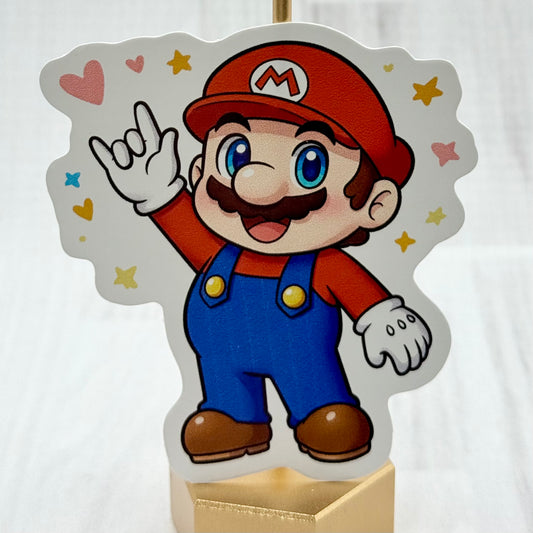 Hero Plumber ILY Sticker