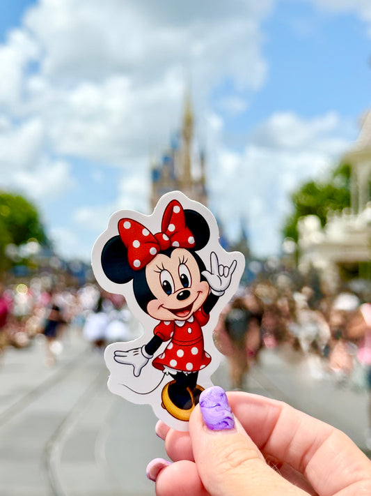 Mouse & Friends ILY Stickers