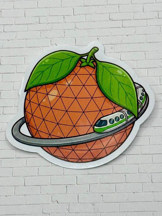 Epcot Orange Sticker
