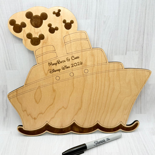 Custom Cruise Ship Autograph Sign