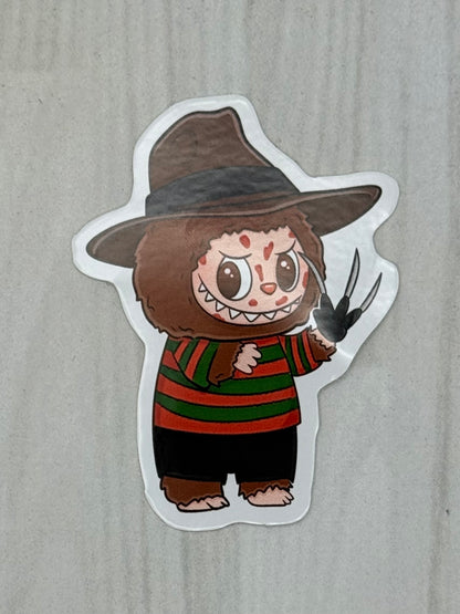 Labu Monster Spooky Stickers