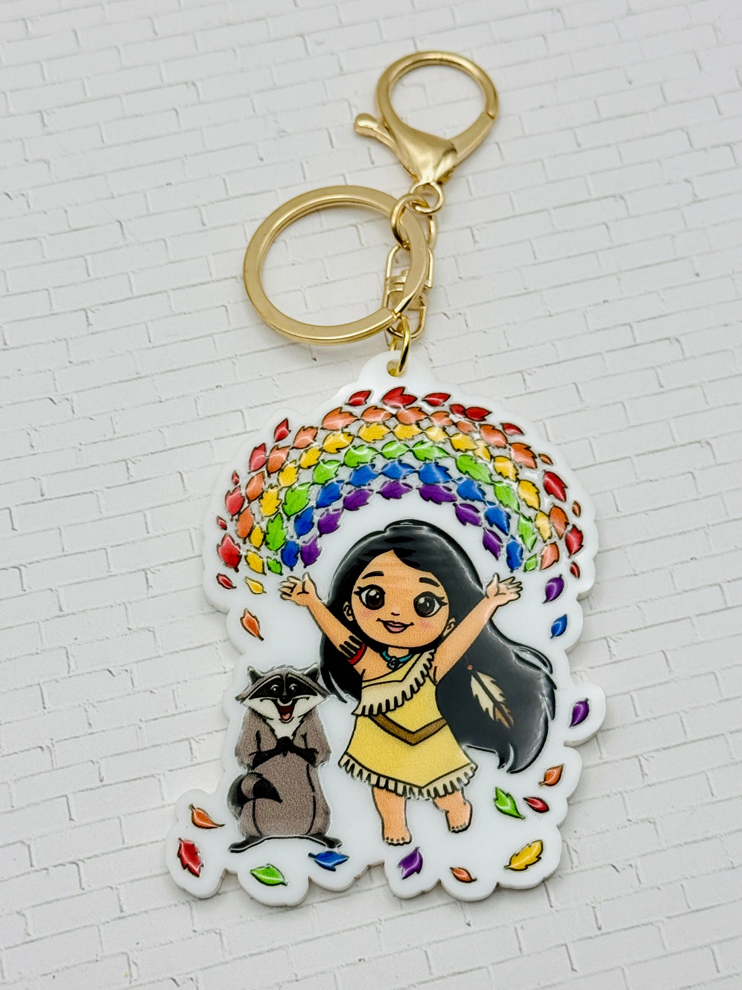 Colors of Pride Keychain