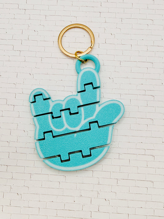 ILY ASL Fidget Keychain