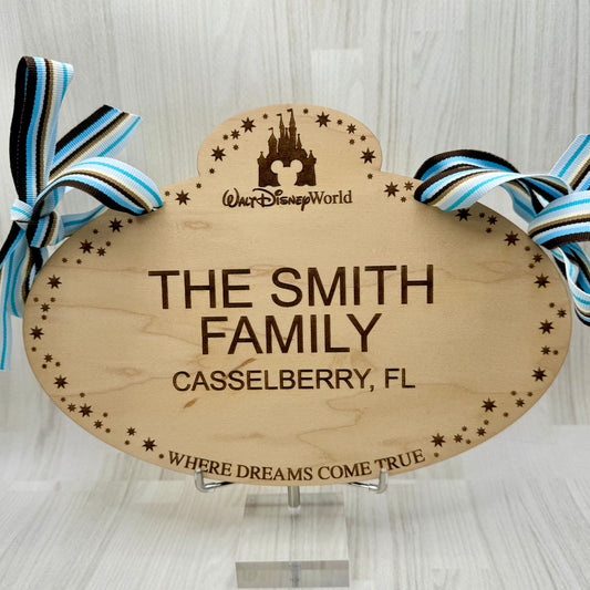 Personalized Magical Stroller Sign – Walt Disney World