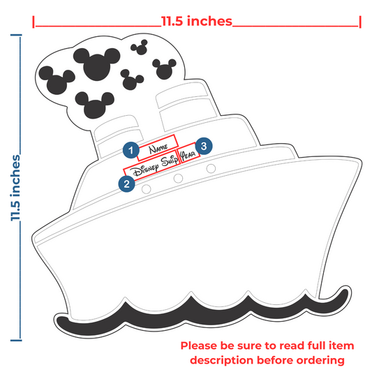 Custom Cruise Ship Autograph Sign