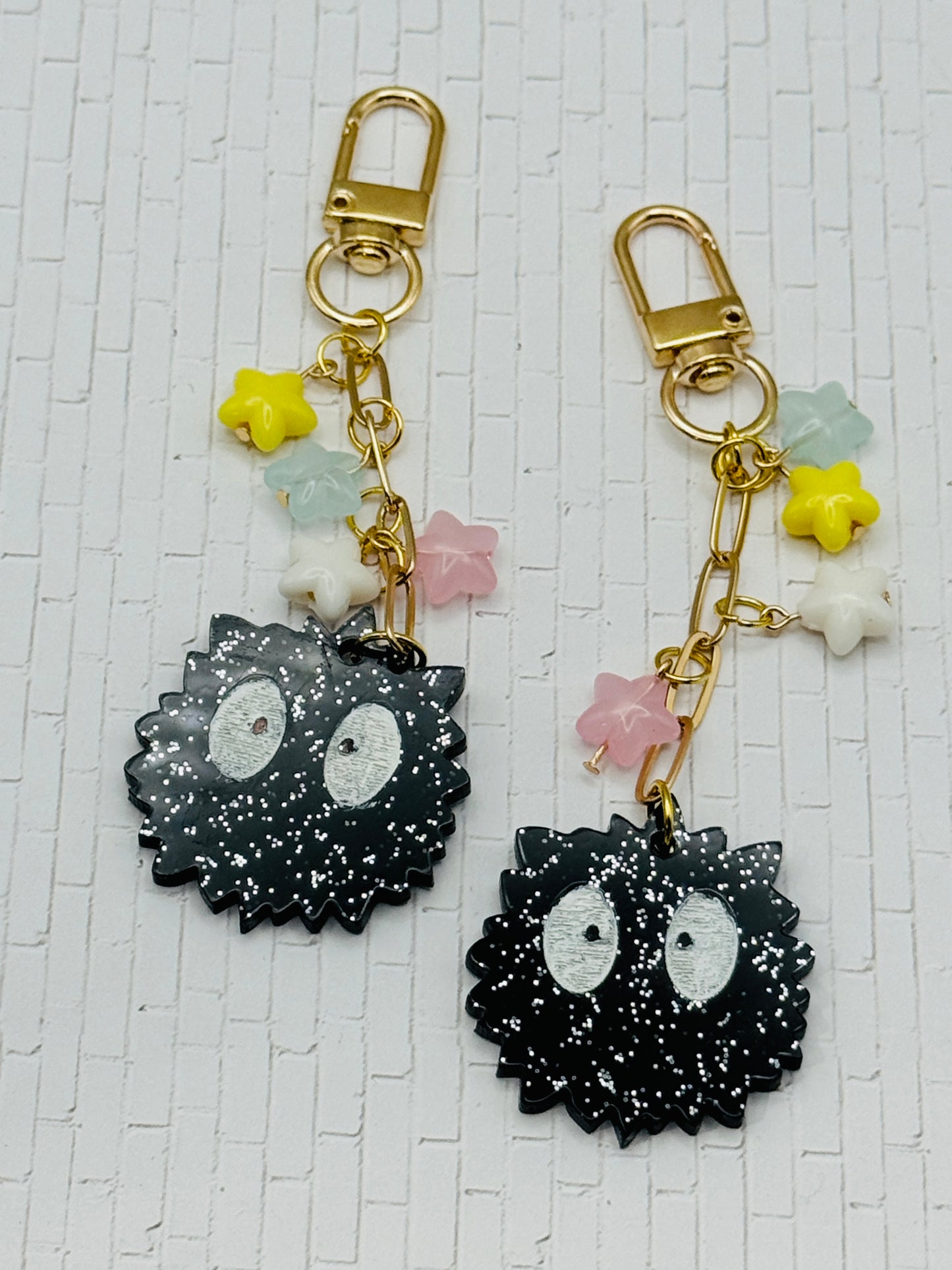 Soot Sprite Star Keychain