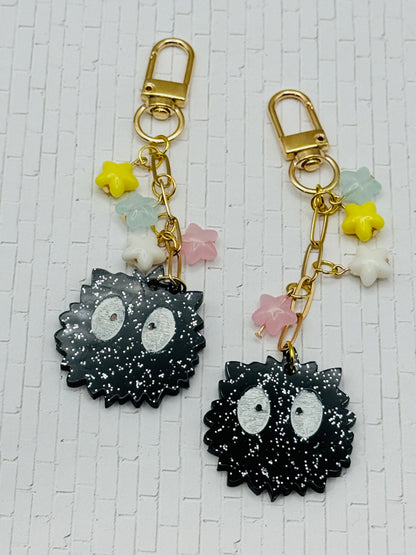 Soot Sprite Star Keychain