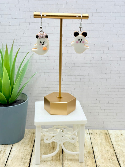 Haunted Mouse Ghost Earrings