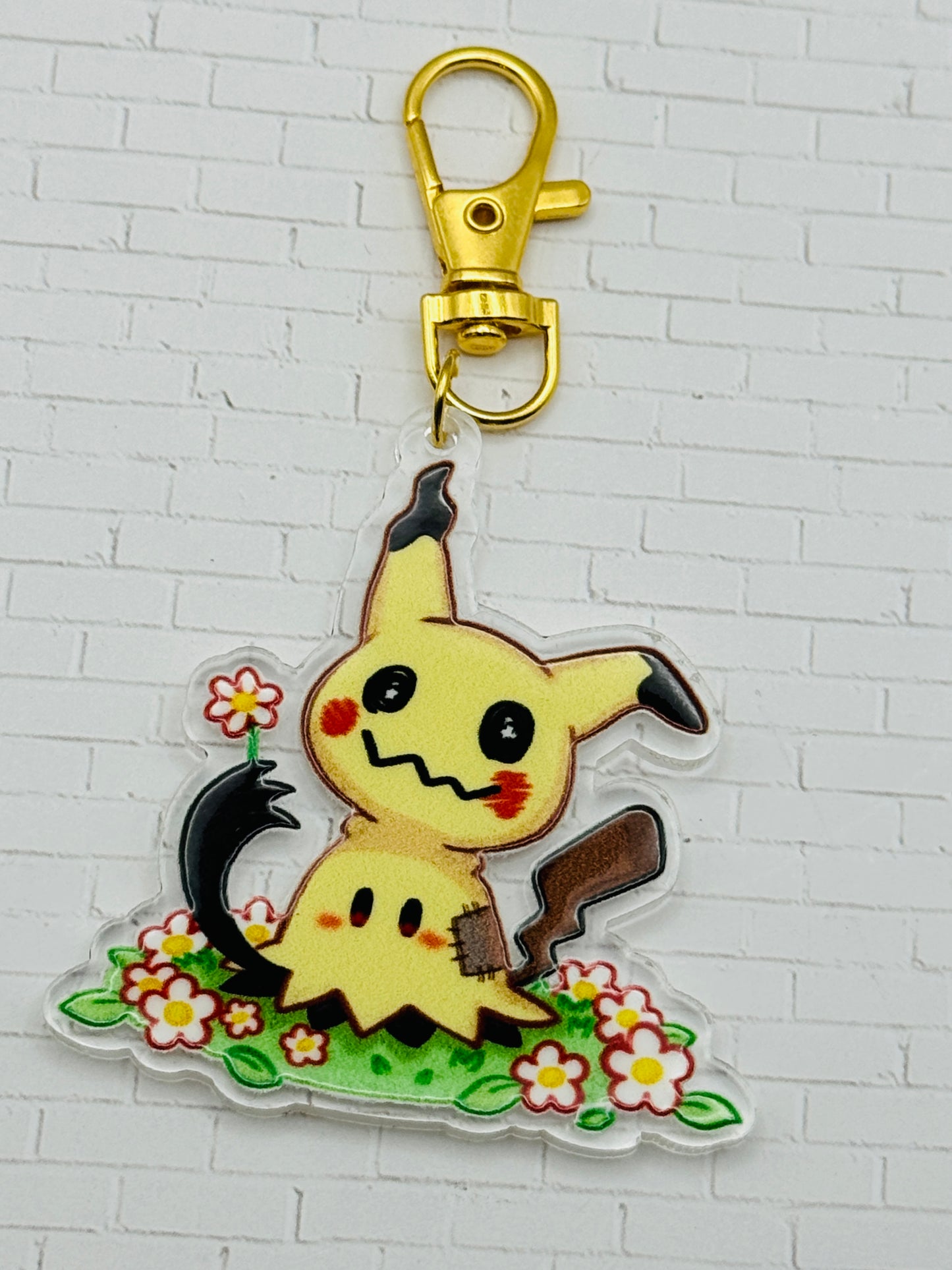 Mimikyu Flower Bag Charm