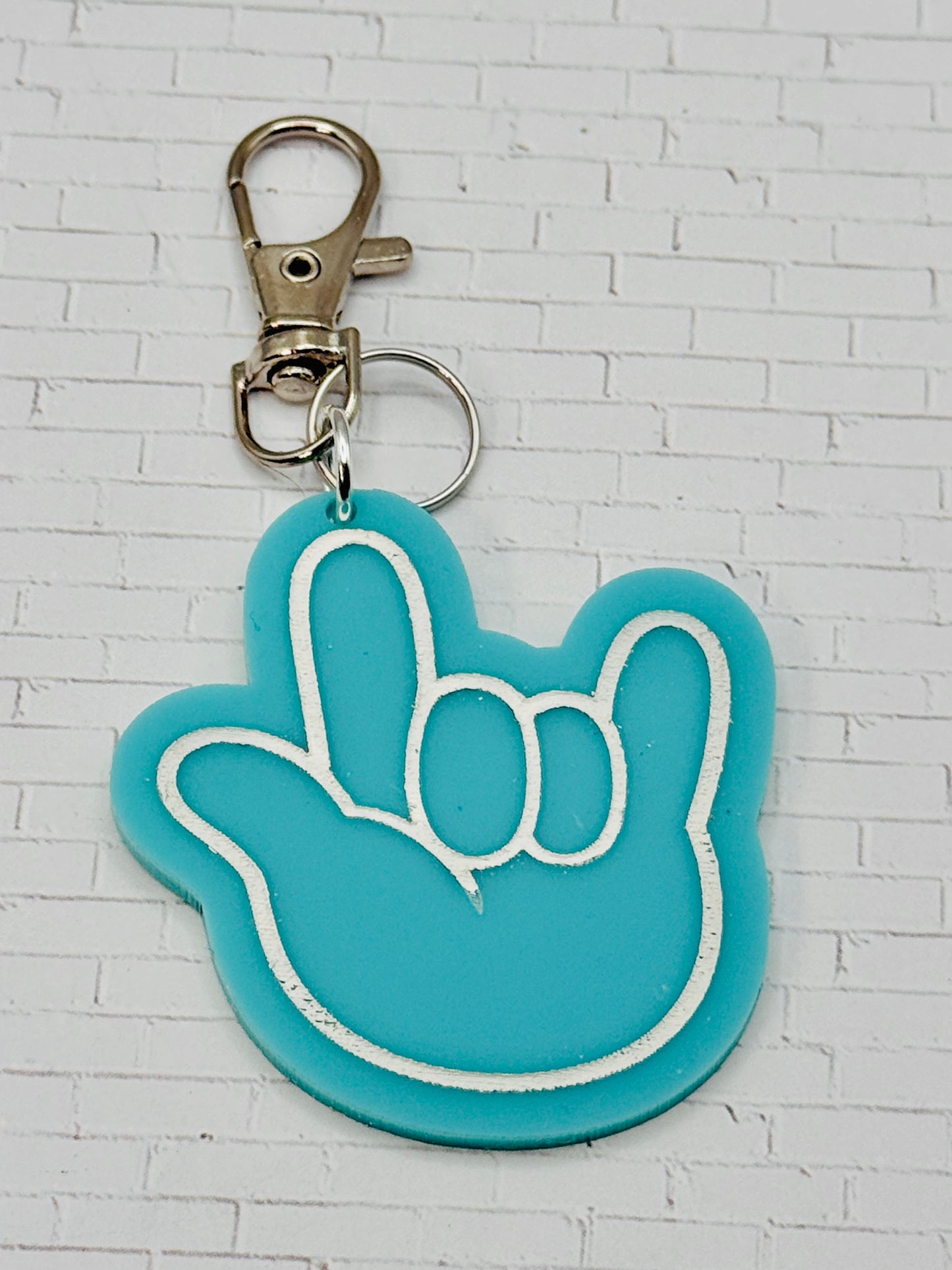 ILY Engraved Bag Charm