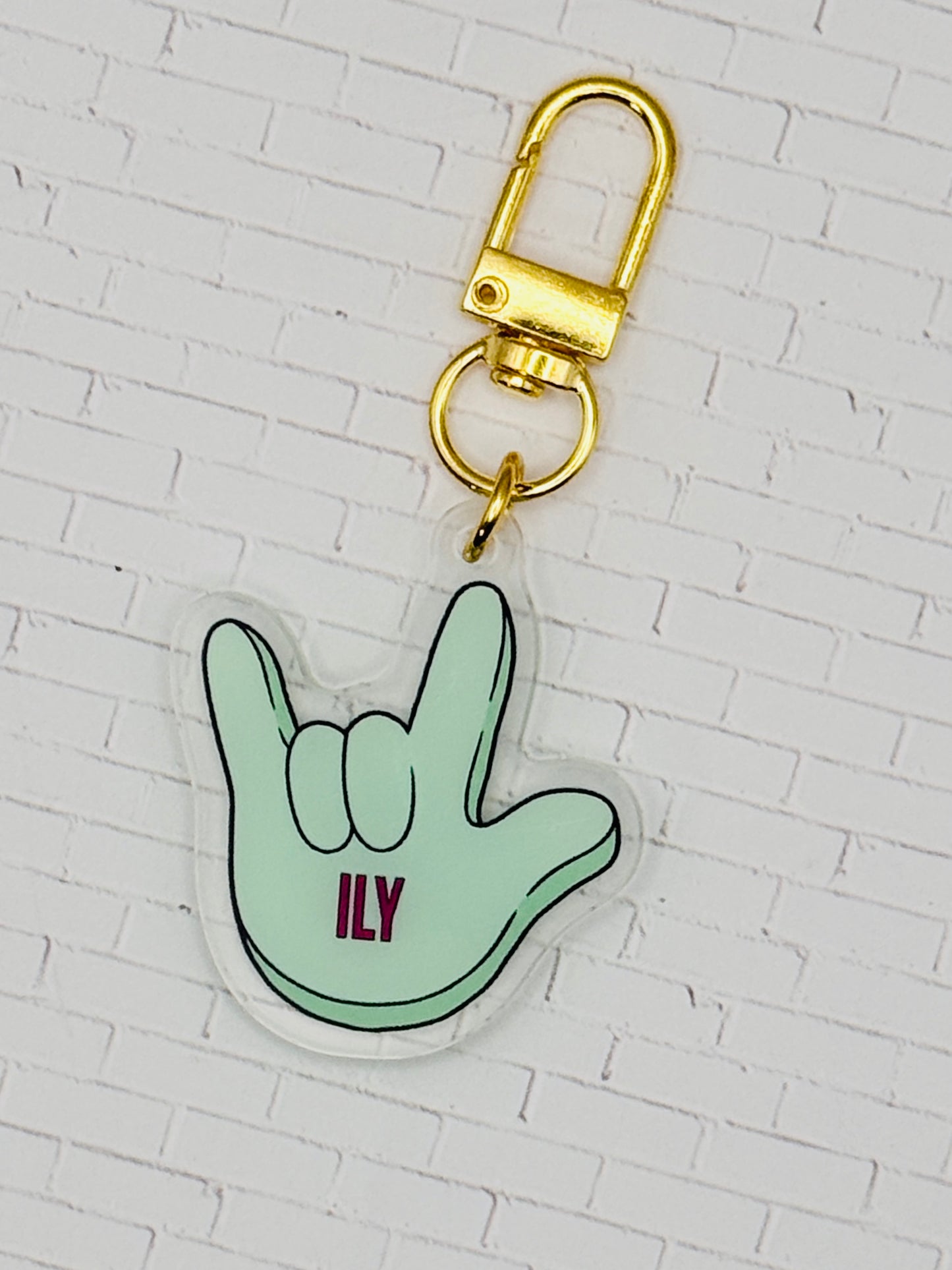 ILY Slang Bag Charms