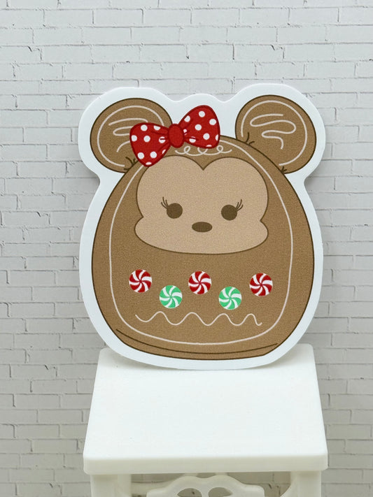 Squishy Gingerbread Mouse Stickers