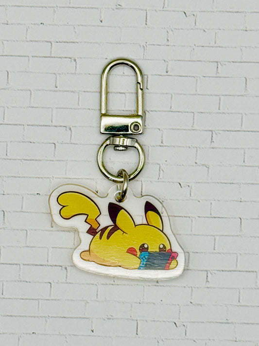 Gamer Pika Mouse Bag Charm