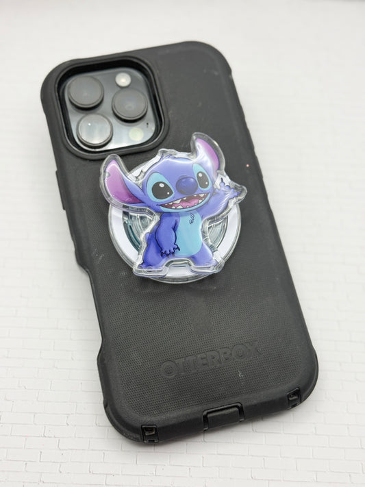 ILY Blue Ohana Alien Phone Grip