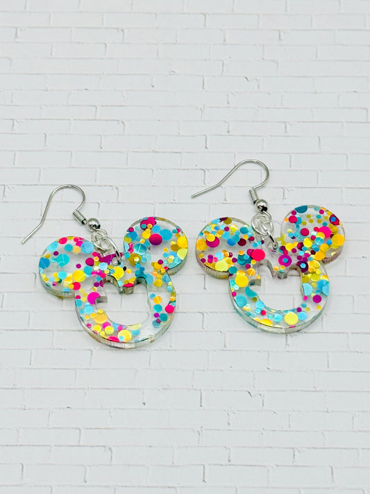 Confetti Hidden ILY Earrings