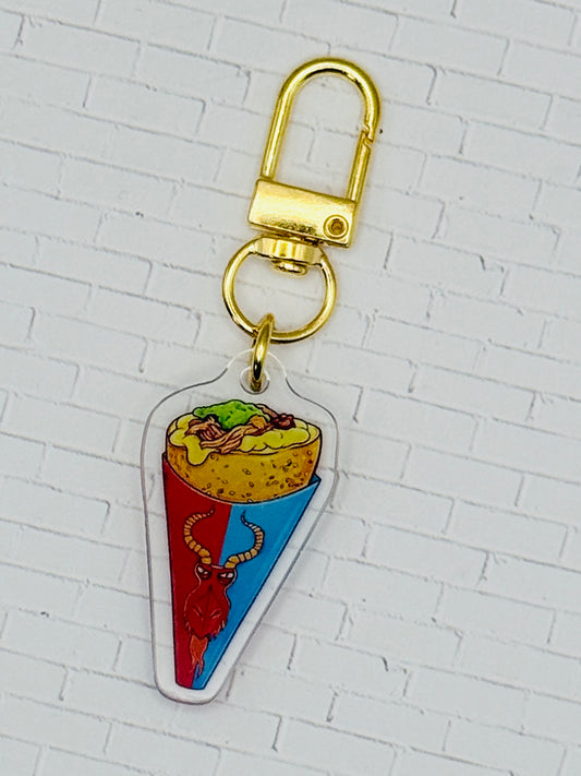 Dragon Mac and Cheese Cone Bag Charms