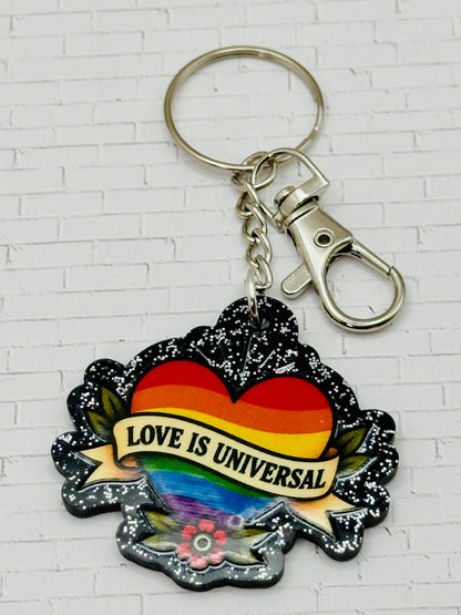 Love is Universal Keychain