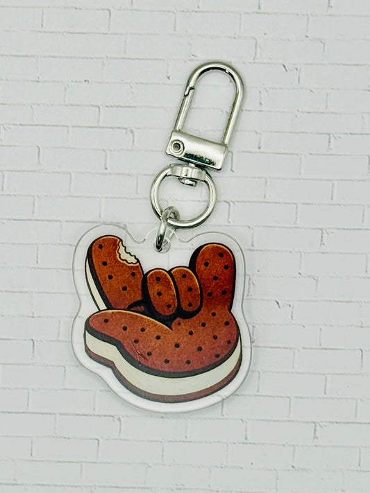 Ice Cream Sandwich ILY Bag Charm