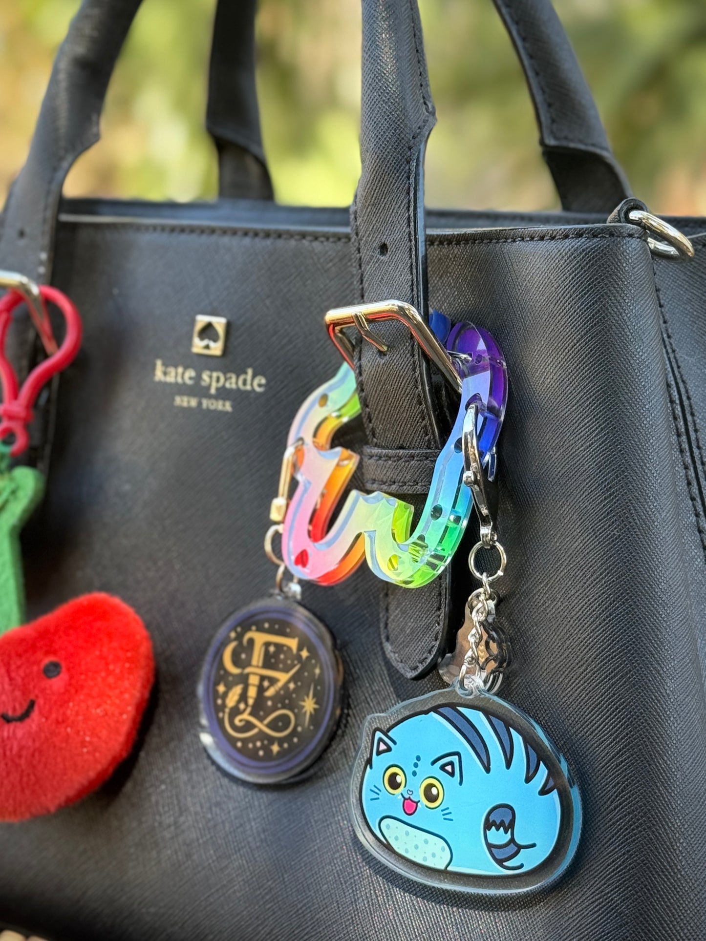 ILY Blue Charm Carabiner