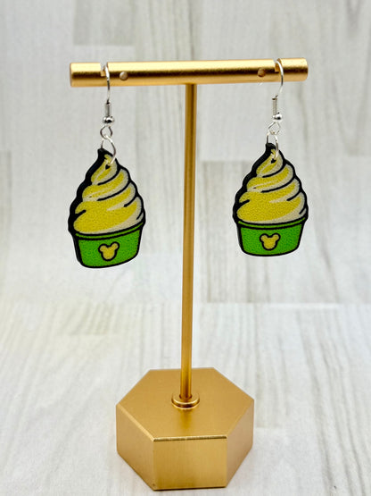 Pineapple Whip Ice Cream Earrings