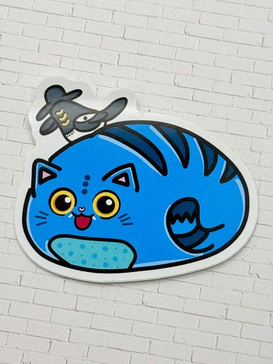 Derpy Loaf Cat Sticker