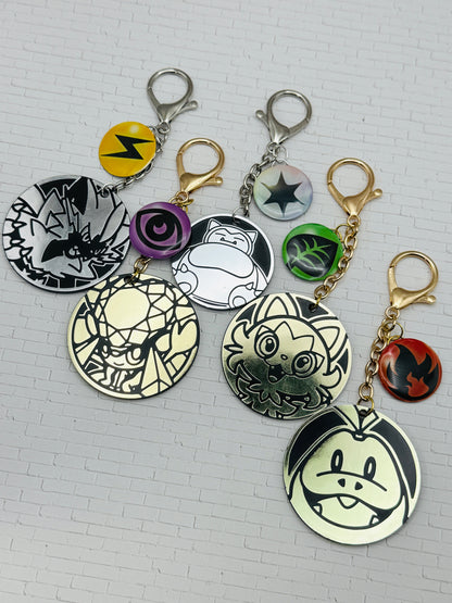 PKMN TCG Coin Keychain