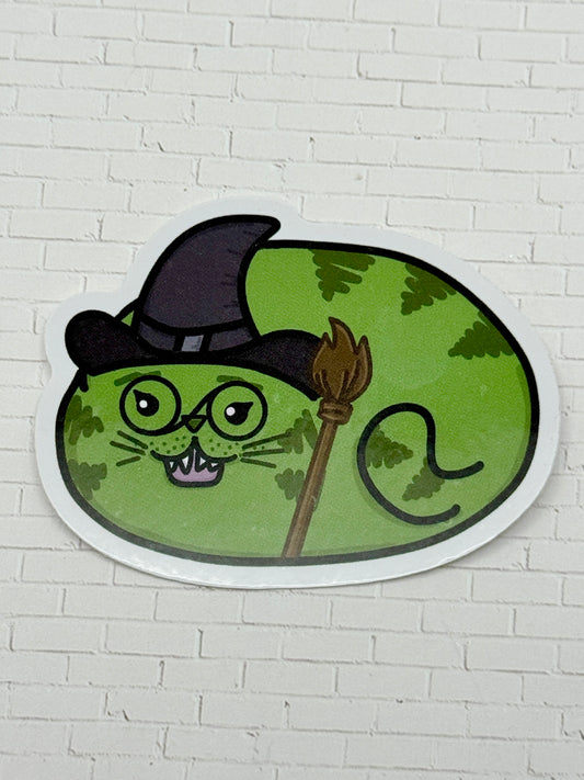 Witch Loaf Cat Sticker