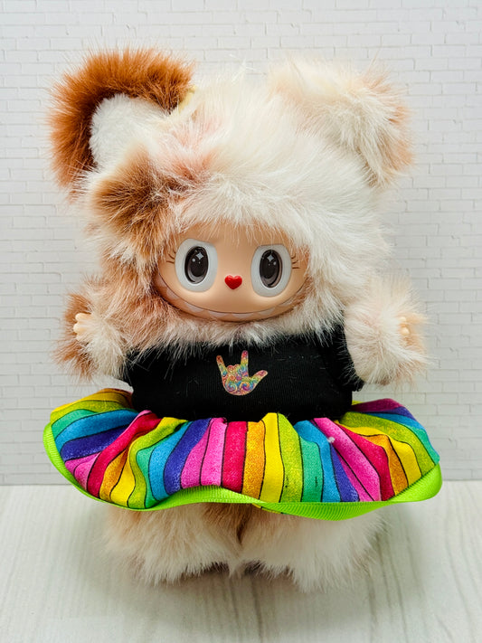 ASL Pride Skirt Outfit